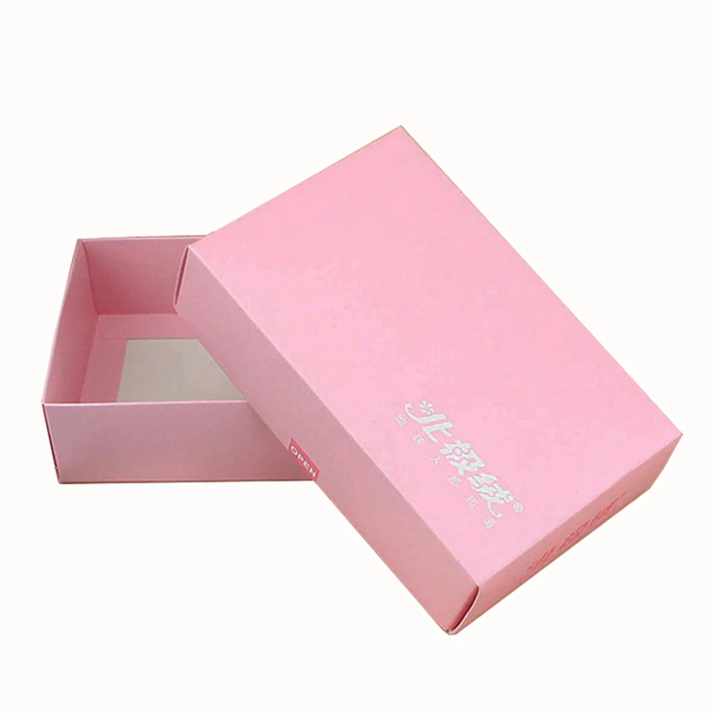 Custom Made Colored Small Folding Box Printed Shipping Boxes Underwear Socks Packaging Box Wholesale