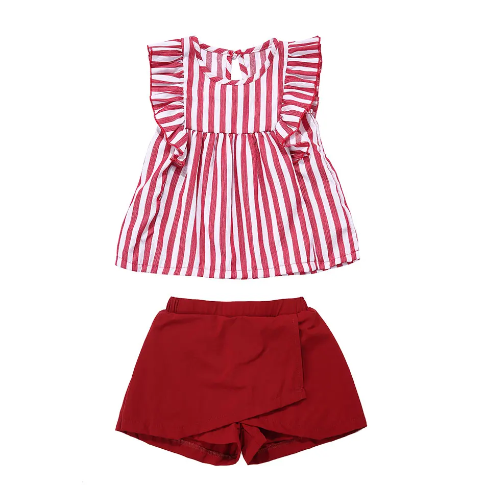 Wholesale Summer Fashion Top + Shorts 2PCS Baby Girl Boutique Clothing Set, Picture shows
Wholesale Summer Fashion Top + Shorts 2PCS Baby Girl Boutique Clothing Set, Picture shows