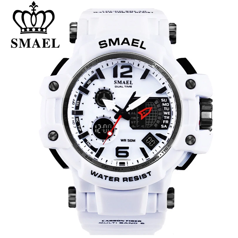 SMAEL Top Brand Luxury LED Digital Watch Men Military Sport Style Shock Resistant watch
SMAEL Top Brand Luxury LED Digital Watch Men Military Sport Style Shock Resistant watch