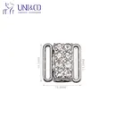 Lingerie Accessories Metal Bra Clasp Closure Small Rhinestone Buckles