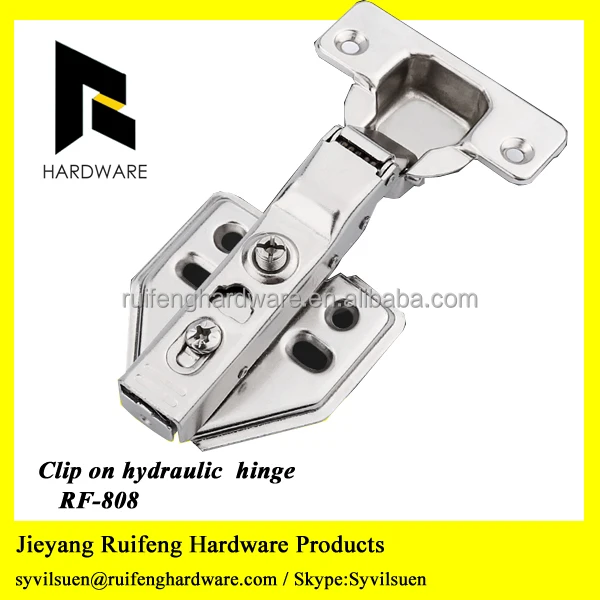 Cold rolled steel Metal Hydraulic Hinge for kitchen cabinet and door