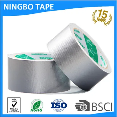 Black Silver Cloth duct tape