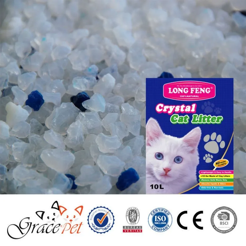 High Quality Silica Cat Litter/ Silicone Cat Litter/ Silica Gel Cat