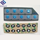 customized PC front label with 3M matte polycarbonate lexan sticker panel