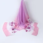 Custom big muslim hijab arab embroidery design shawls stoles
