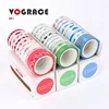 Vograce High quality water based colorful Adhesive Washi Masking Tape