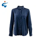 Low price of oem fancy woven full sleeve middle aged vintage clothes women elegant blouse