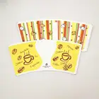 Disposable PE coated free design printed paper cup fan