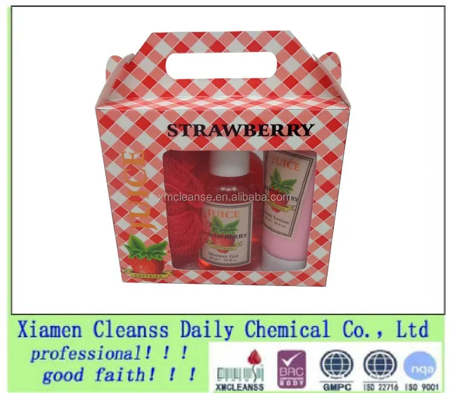 hot selling luxury box gift set bath, shower gell set