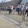 Perfect mtetal customized metal crowd control barrier, portable barricades, pedestrian barriers