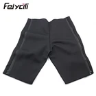 Men neoprene compression sweat slimming pants workout shorts