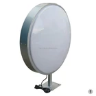 aluminum and acrylic material round shape led light box
