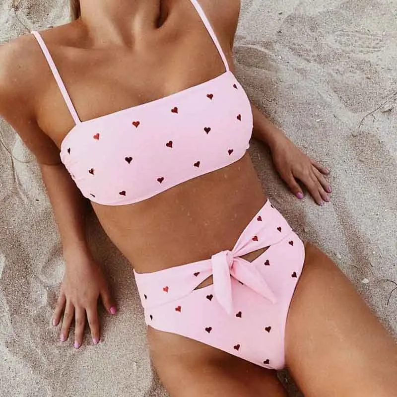2019 Fashion Ribbed Bikini With Heart Bikini Top Kids Girls Swimwear, As the picture
2019 Fashion Ribbed Bikini With Heart Bikini Top Kids Girls Swimwear, As the picture