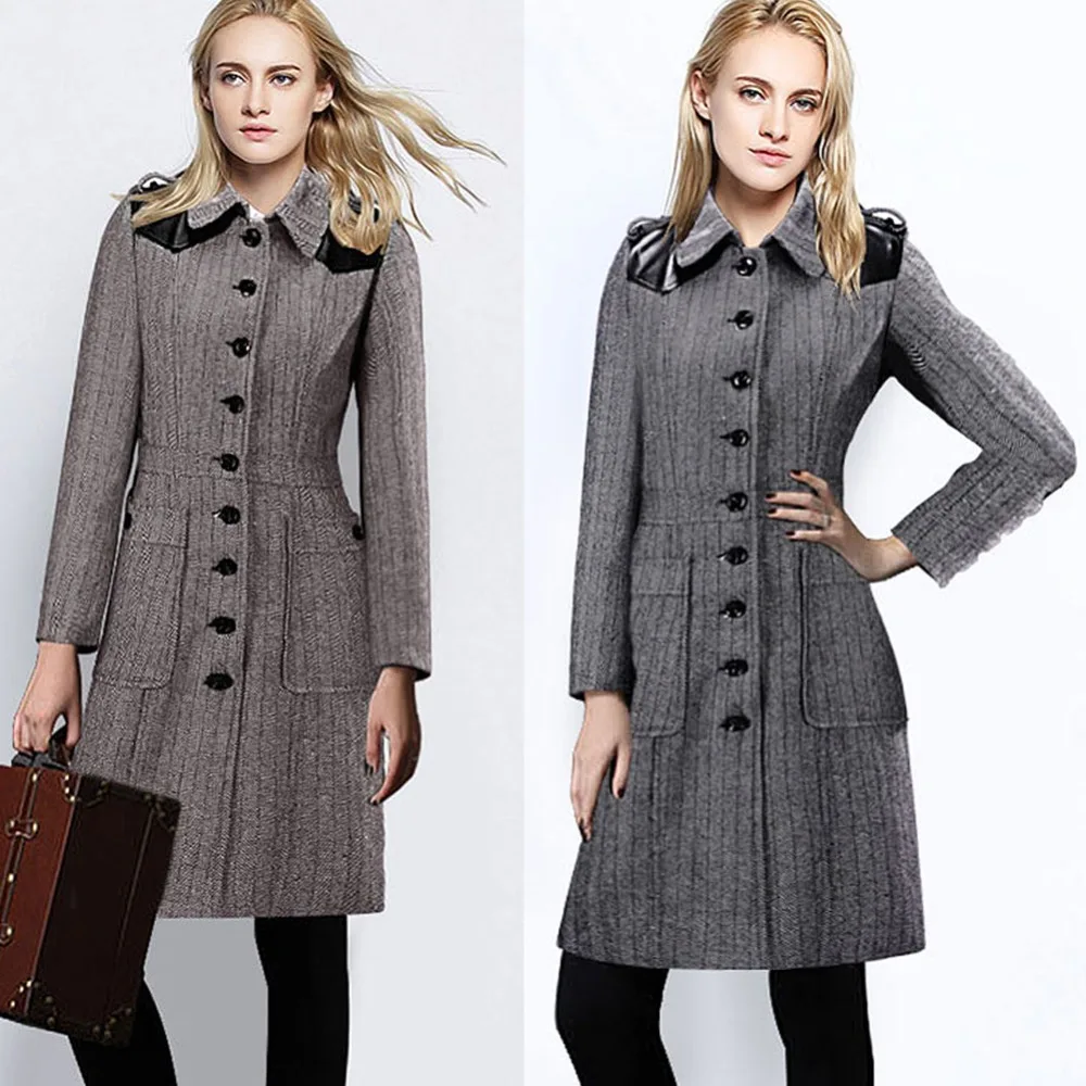 New Trench Designs Elegant Women Long Coat Turkey Fashion Ladies ...