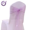 BS00042 Cheap Wedding Lavender sparkle organza chair sashes