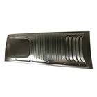 Gloss Black Hood Scoop Bonnet Cover Trim For Hilux Revo M70 M80 SR5 15-17