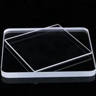 2019 south korean hot sales customized sizes of transparent observation square fused quartz glass plate
