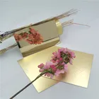 golden acrylic mirrored fiber plastic glass sheet
