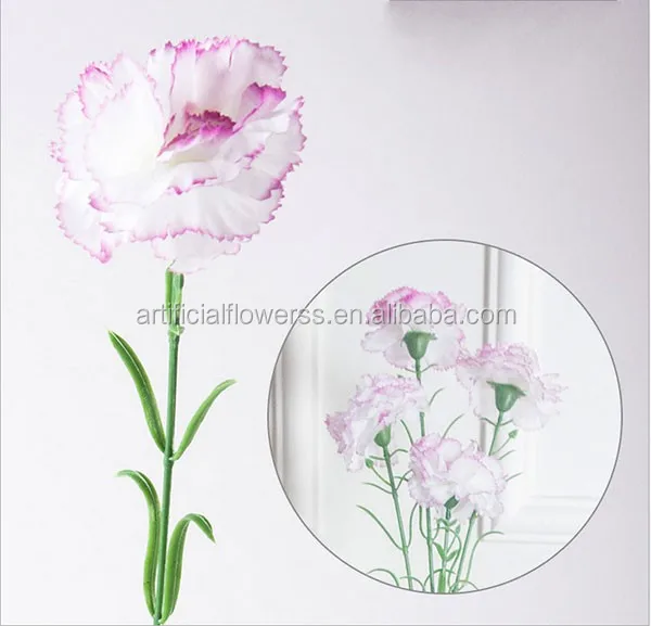 hot sell artificial carnation flowers for mother"s day gift