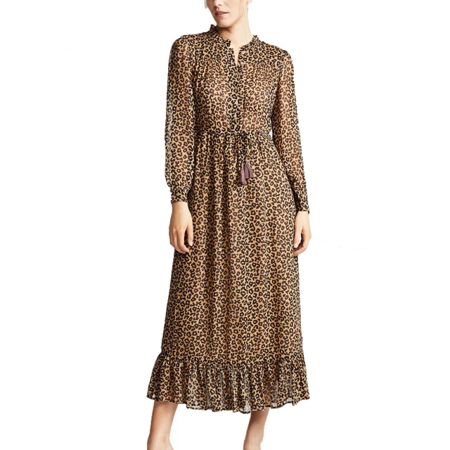 2021 Newest Leopard Print Dresses Women Lady Elegant Summer Casual Maxi Slip Ruffle Dress, Customized color
2021 Newest Leopard Print Dresses Women Lady Elegant Summer Casual Maxi Slip Ruffle Dress, Customized color