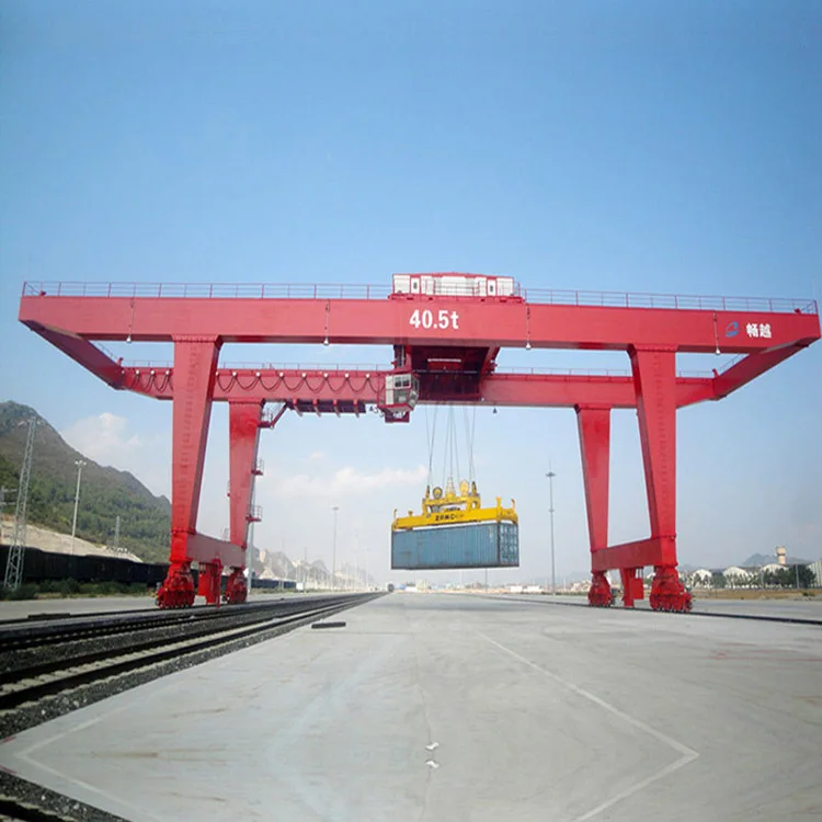 RMG 50 Ton Port Mobile Rail Mounted Container Gantry Crane Price