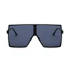 11235 Superhot Eyewear Metal Frame Flat top Fashion Sun glasses Men Women Oversized Black Square Shades Sunglasses