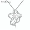 PAG&MAG New Delicate White Gold Plating Pearl Necklace