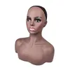 Black Plastic Mannequin Doll Head Mannequin Head Bald Wigs Display Afro Training Cheap Mannequin Head