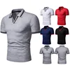 custom v neck no button slim fit golf shirts polo pique t-shirt of african clothing men