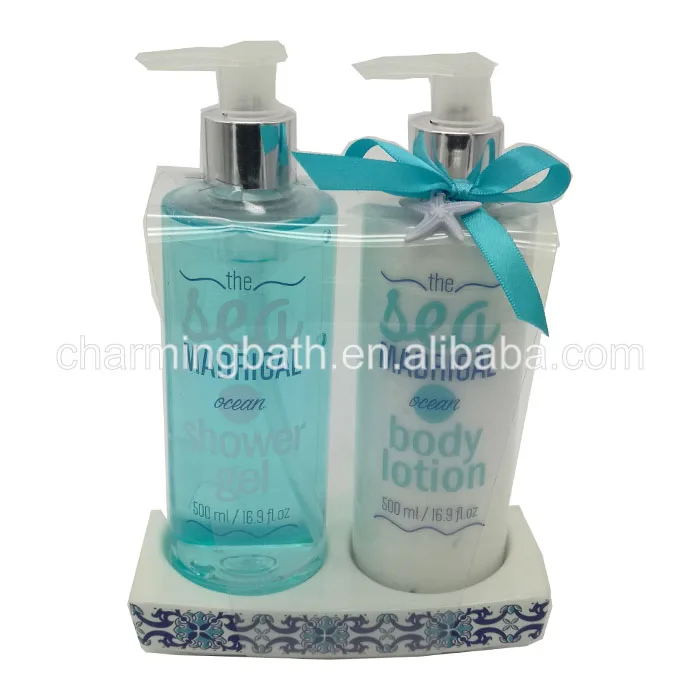 wellnessl bath shower gel body lotion home and spa gift set in