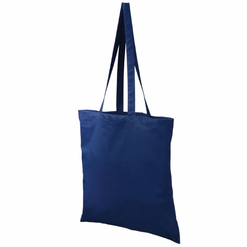 polyester cotton canvas bag with long handle