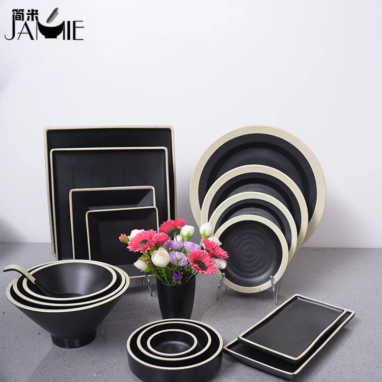 plastic tableware set