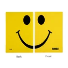 Special design yellow cute a5 note book creative emoji softcover notebook