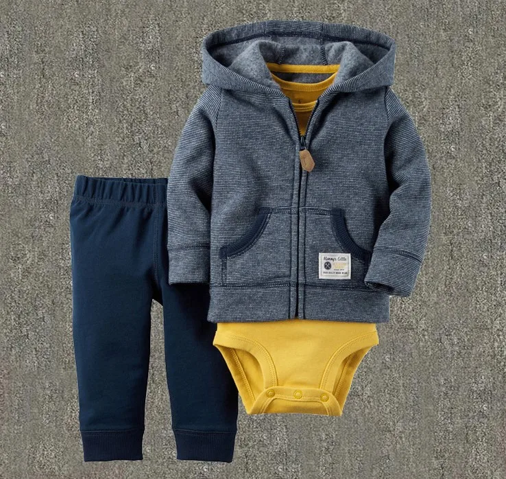 R&H Children Wear Wholesale hoodies+romper+Pants Children Clothing Sets For Boy, Customized color children clothing sets
R&H Children Wear Wholesale hoodies+romper+Pants Children Clothing Sets For Boy, Customized color children clothing sets