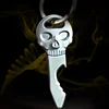 Promotion Silver Plated Halloween Keychain Skeleton Key Bottle Opener