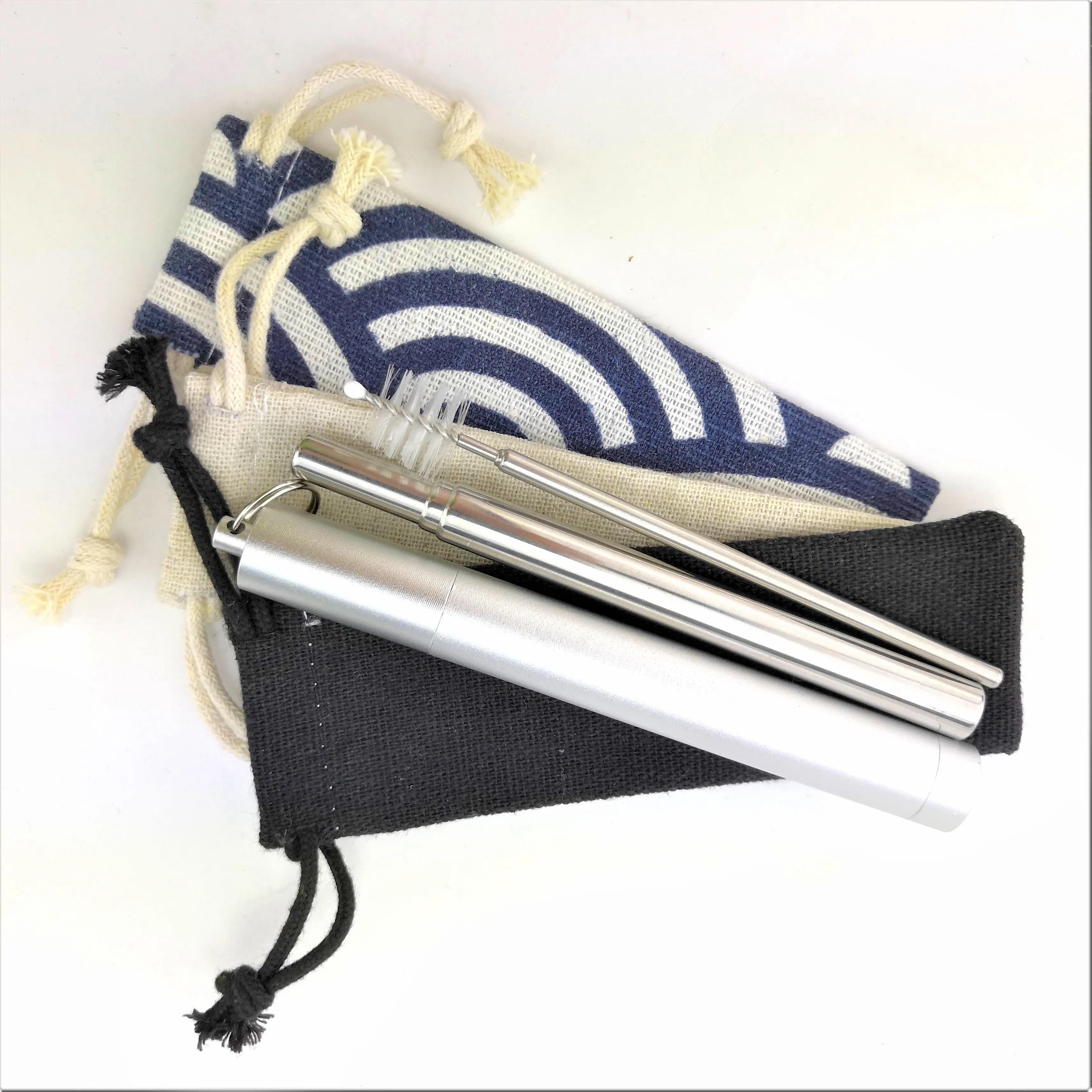 Reusable metal drinking flexible telescopic stainless steel straw
Reusable metal drinking flexible telescopic stainless steel straw