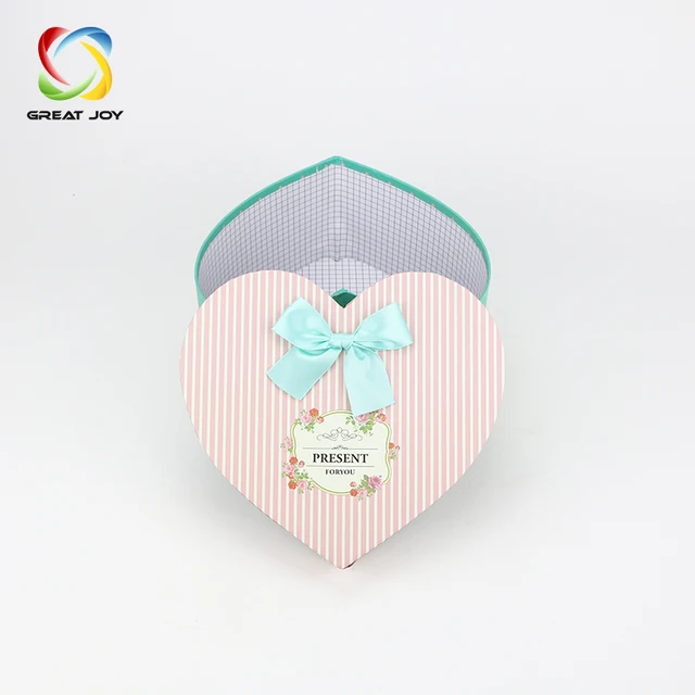 good design beautiful packaging box heart shape paper gift bo