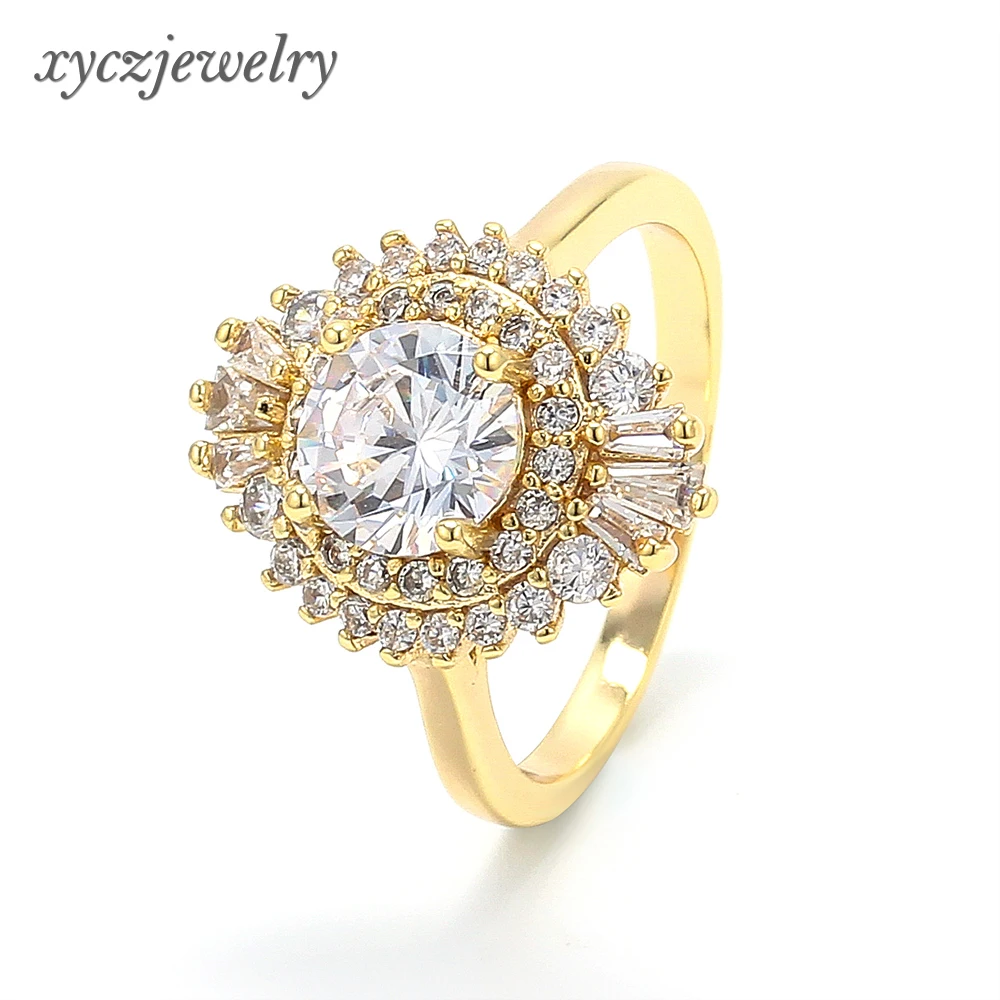 Fashion jewelry for women gold plated brass engagement zircon ring
Fashion jewelry for women gold plated brass engagement zircon ring