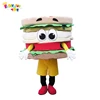 Enjoyment CE Adult Fast Food Hamburger Mascot Costume for advertising