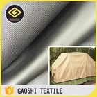 600D PE Laminated Coated Solution Dyed Waterproof Sunshade Polyester Fabric For Car Covers