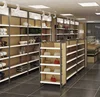 Wooden panel shelf & Grocery Store Fixtures and Shelving