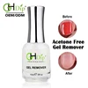 Odorless and Healthy, Acetone Free Magic Gel Remover 15ml, Custom Private Lablel Gel Nail Polish Remover