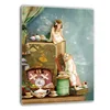 Fairy Tale Elf Art Picture Print Canvas Wall Painting For Kid Room