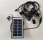 Waterproof Outdoor Solar Power String Light with LED Bulbs Create Patio Cafe Ambience