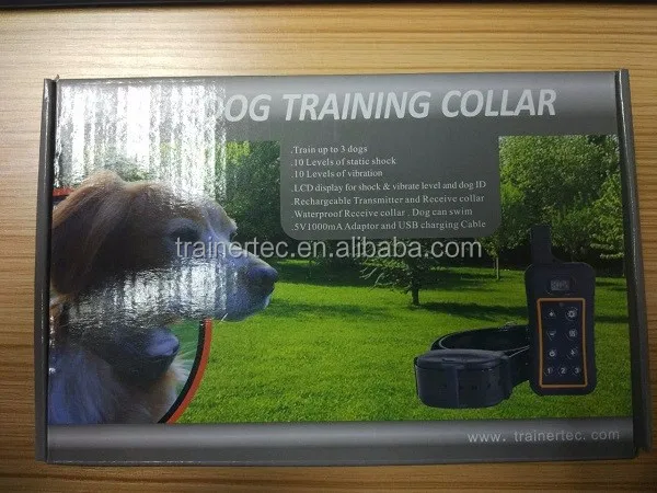 2000 Meters Remote Control Dog Training Collar With LCD Display For 3 Dogs