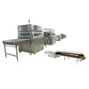 Automatic Biscuit Wafer Snack Food Mini Enrobing Coating Chocolate Machine With Cooling Tunnel