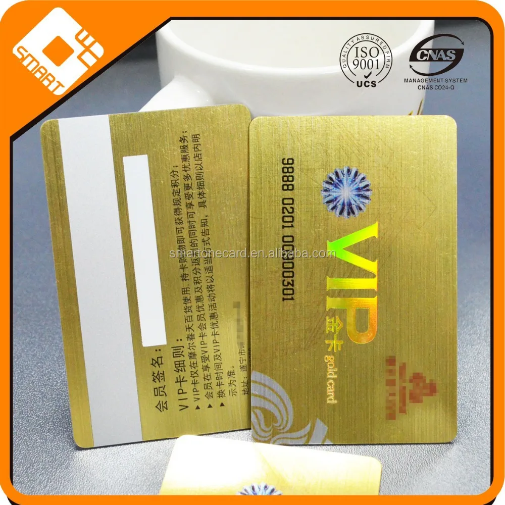 cr80 plastic pvc card with loco/ hico magnetic stripe