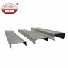 China Suppliers main frame galvanized drywall rod c channel steel build galvanic metal frames for ceiling and bar