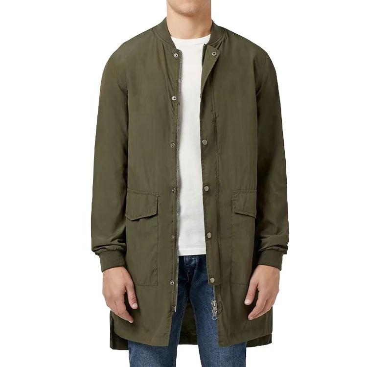High quality long jacket dust coats fashion windbreaker trench coat for men
