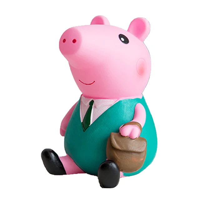 wholesale designer peppa pink pig money piggy bank for kids